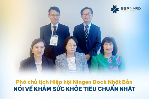 Phó chủ tịch Hiệp hội Ningen Dock Nhật Bản nói về khám sức khỏe tiêu chuẩn Nhật